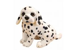 China PP Cotton Filled Short Plush Simulation Dog Toy 20cm supplier