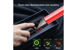 China High Sensitivity Accurate Alcohol Breath Tester Preventing False Blowing Red Baton Breathalyzer supplier