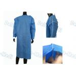 Standard Disposable Doctor Gowns , Disposable Barrier Gowns Thread Seaming for sale