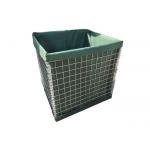 Galvanized Sand Wall Mil 1 1.37*1..06*10m Hesco Barrier For Military Bastion for sale