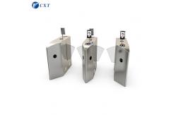China Fully Automatic Intelligent Flap Barrier Turnstile Gate Security Access Gates 140J supplier