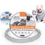 Natural Hypoallergenic Flea And Tick Silicone Cat Collar Waterproof For Dogs for sale