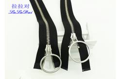 China 16 Inch Two Way Separating Zipper For Jackets , Open Ended Concealed Zip supplier