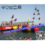 Playing Inflatable Water Catapult  Blob / Trampolines 5 Years Warranty for sale