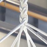100% White Nylon Rope 50mm 8 Strand Boat Ship Marine Towing Rope for sale