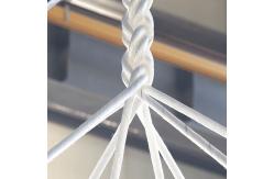 China 8 Strand 64mmx220m Nylon Polyamide Braided Rope With Spliced Loop At Each Side supplier