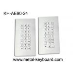 24 Keys Metal Industrial Rugged vandal proof keyboard IP65 Weatherproof for sale