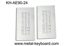 China 24 Keys Metal Industrial Rugged vandal proof keyboard IP65 Weatherproof supplier