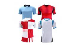 China Upgrade Your Soccer Gear with Our Fan Version Jerseys Breathable and Durable supplier
