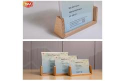 China Custom Family Acrylic Picture Frames With Wood Base supplier