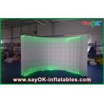 Wedding Photo Booth Hire Attractive Giant Inflatable Air Wall Waterproof 2 Led Light for sale