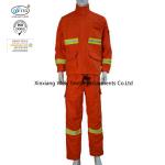Orange 100 Cotton Forest FR Fire Fighting Suits EN11612 for sale
