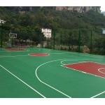 Silicon full sandwich PU system tennis basketball court sport flooring for sale