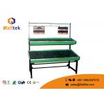 2 Layers Vegetable Retail Shop Fittings Corrosion Protection High Load Capacity for sale
