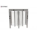 Fingerprint RFID Solution Full Height Turnstile With Servo Motor Integrated Rotating Entrance Gate for sale