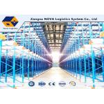 Selective Heavy Duty Shuttle Metal Pallet Racks Remote Controlled For Frozen Meat Storage for sale