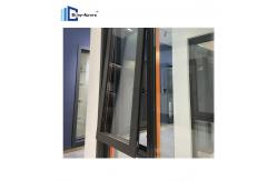 China Custom Double Glazed Aluminum Window Tempered Glass Awning Window for Bathroom supplier