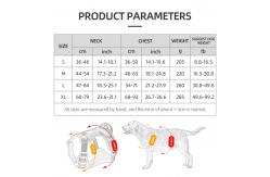China Pet Anti breakaway Harness Reflective Multifunctional Anti Lost Harness For Large Dog supplier