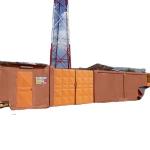 Telecommunication 4 Legged Lattice Steel Tower Q345 Microwave for sale