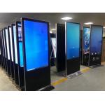 Interactive Indoor Digital Advertising Screens Free Standing 1920*1080P High Resolution