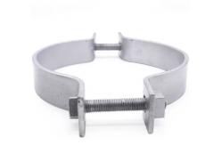 China Smooth Surface Fiber Optic Components HDG Steel ADSS Cable Fastern Pole Clamp supplier