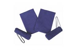 China Wholesale Custom  Gym Sports Microfiber Suede Towel With Mesh Bag supplier
