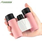 China Gift 8X21 Kids Pink Binoculars Folding Type Rain Proof Classic Style manufacturer