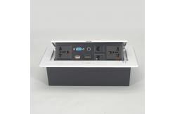 China Pop Up Table Mount Hidden Desktop Power Socket Zinc Alloy supplier
