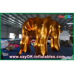 Outside Promotion Oxford Cloth Inflatable Model Gold Bull for Advertising for sale