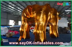 China Outside Promotion Oxford Cloth Inflatable Model Gold Bull for Advertising supplier