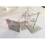 Easy Bending Galvanized Steel Insulation Fasteners With Square Stamped Hole Base
