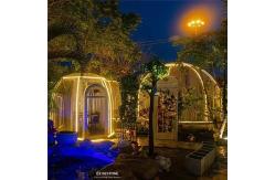 China Fast Build Outdoor Dining Bubble Tent With PC Transparent Board supplier