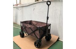 China Large Capacity Folding Beach Wagon Utility Garden Collapsible Pull Carts supplier