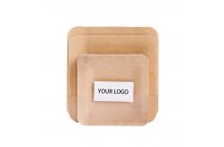 China Indoor Bamboo Biodegradable Disposable Tableware Plates Practical Eco Friendly supplier