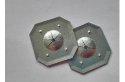 China 32mm Galvanized Steel Square Self Locking Washer For Insulation Pins supplier