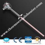 Type S B R Platinum Rhodium Thermocouple With Ceramic Protection Probe Tube for sale