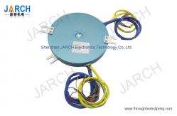 China 18circuits 25mm Thickness through No hole  Flat Slip Ring For Rotary table supplier