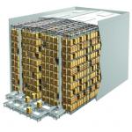 OEM Clad Rack Warehouse Automated Pallet Racking Cold Rolled Steel for sale