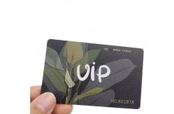 China Embossing Printing Matte PVC Magnetic Stripe Contact IC RFID Cards Embossed Business Cards supplier