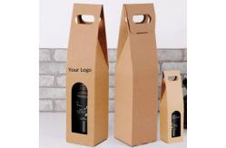 China Polishing Wine Bottle Gift Boxes UV Coating Custom Printed Wine Boxes supplier