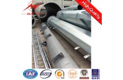 China Hot Dip Galvanizing Power Steel Pole Multi Pyramidal With Transmission supplier