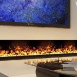 Freestanding Rectangular Led Electric Fireplace For Indoor/Living Room/Hotel Perfect Combination for sale