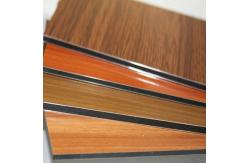 China Wooden And Maple Exterior Aluminium Cladding Panels 3mm Thickness supplier