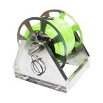 SS304 Fiber Optic Cable Drum Slip Ring Rotary Joint Hand Crank Cable Reel for sale