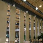 Aluminum Living Room Design Details Materials Movable Doors Partition Wall for sale
