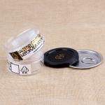 65mm Neck Dia 100ml Plastic Food Cans Small Weed Jar for sale