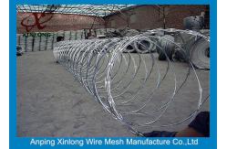 China Eco-Friendly Razor Barbed Wire Prison Fence 0.5mm Thickness supplier