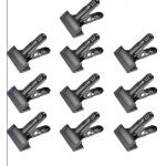 Wholesale Metal Vigorously Clip Background Cloth Clip With Rubber Anti-slip Sleeve for sale