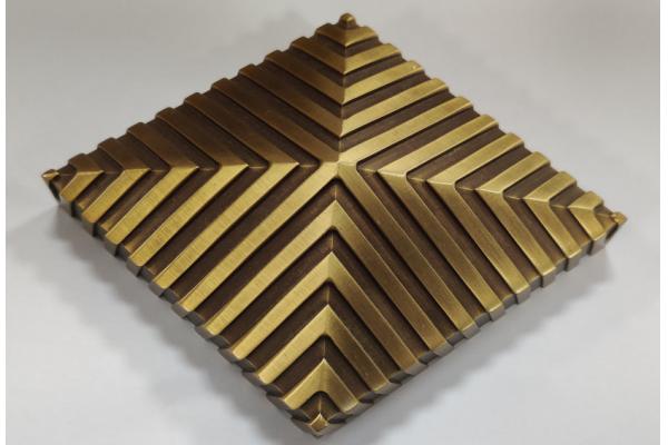 Customized Brass Decorative Craft Recessed Fittings With Honeycomb Pattern