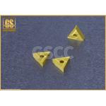 Triangle Custom Carbide Inserts , CNC Carbide Tool Inserts YG6 / YG8 / Grade for sale